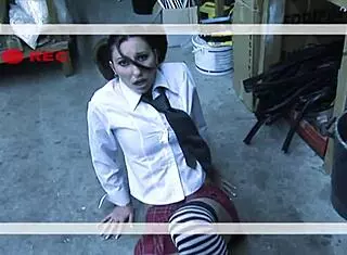 Young 18+ Girl Fucked Hard by Worker While Vigilantes Spy on Cameras!