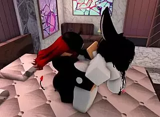 Bunny girl teases me so I breed her rough in Roblox fan request second part