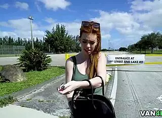 redhead nala brooks rides preston parker in cowgirl with deepthroat