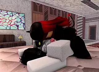 Bunny girl teases me so I breed her rough in Roblox fan request second part