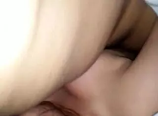 Oh man, this beautiful indian girl is playing with her hot natural tits in bedroom first time... 😍