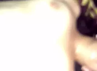 Massive cock unleashes waves of cum on those huge tits I adore