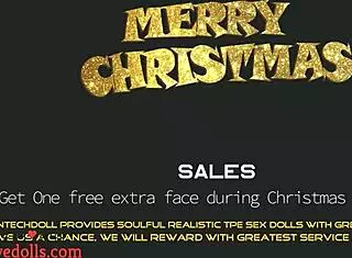 Venus Christmas Beauty Sex Doll with Fake Tits and Silicone Body