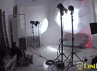 Sarina Appears As The Dark-Haired Girl In Stockings