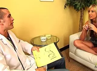 i mean, this crazy sexy blonde with big boobs got totally fucked at her psychiatrists office... wow