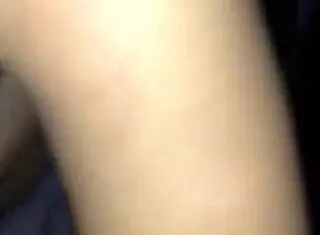 Teen girl gives a quick blowjob on that hard cock in casual sucking scene.