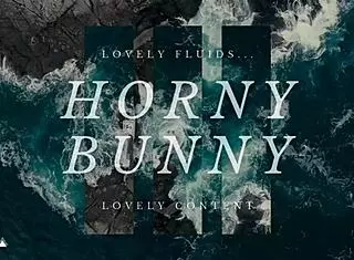 horny curly blonde bunny slut gets anxious in solo softcore teasing session