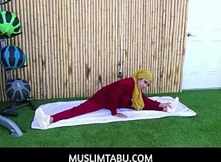 Muslimtabu - Arab Teen 18+ Wife Kira Perez Cheats With Her Personal Trainer With Hijab On