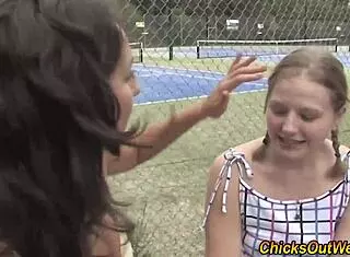 Real Australian Lesbians Eat Out Hairy Pussy With Food Fetish