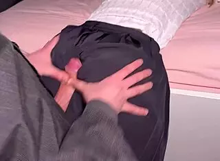 we started with just rubbing her tight pussy through panties until i tore them and slid my cock inside the skinny girlfriend