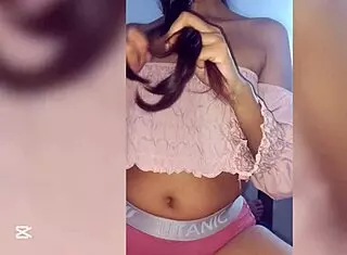 Suck my fingers like that, you perfect-titted 18-year-old girl in this real amateur homemade video