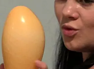 Milf Stretches Hairy Asshole With Large Dildo In Stockings And Bra For Intense Orgasm