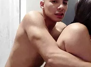 Deja stops cooking to fuck hard in kitchen with big cock creampie doggystyle bent over