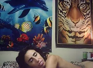 Glasses-Wearing Skinny Italian Model Takes First-Time Pounding From Machine in Homemade Video!