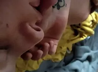 She took a leisurely stroll showcasing her big natural tits in the video.