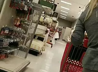 Hey, you think this filth trap in the shop hides a big fat ass granny?