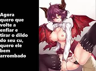 Halloween Hentai Femdom JOI with Bondage Humiliation