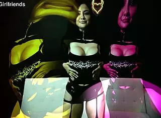 rough pounding rei sky and covering her goth belly in jizz during quickie