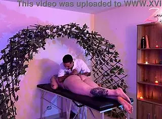 oh god, masseuse got me so horny i had to masturbate wildly before he returned