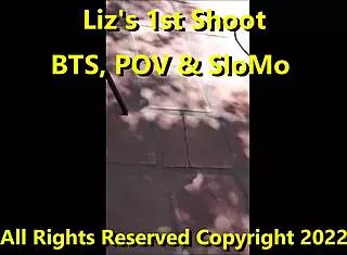 Liz Ashleys 1st Shoot With Me Stripping Blonde Milf Natural Tits And Pussy