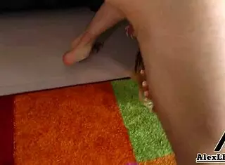 Cali Carter Shoves Alex Legends Fat Cock Deep Down Her Throat For Blowjob And Cowgirl Riding With Natural Tits!