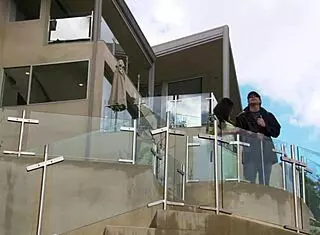 Beauty Brunette Milf Mom Fucked in Her Home with Licking and High Heels