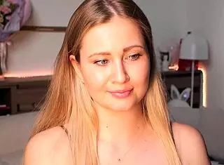 Sexy Blonde In Lace Bodysuit Dancing Wildly!