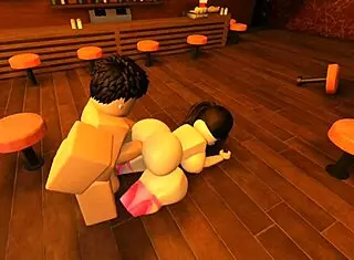 dude, this slut with a big ass is getting fucked by a monster cock in the bar from pov