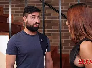 Hey, stepsister Danna Vallejo, want this quickie blowjob and fuck as your 18th birthday gift?