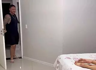 Caught two redhead sluts with natural tits banging my girlfriend on bed