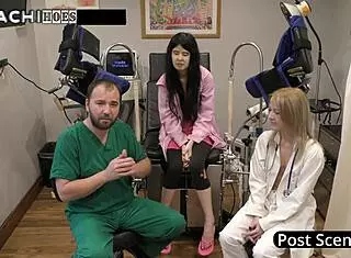 I feel so aroused moaning in ecstasy during my solo anal session. Alexandria Wu fingers her gaping pussy with toys close up