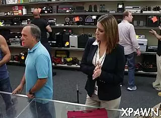 Beauty Unleashes Intense Sex Action in the Shop with Rough Passion