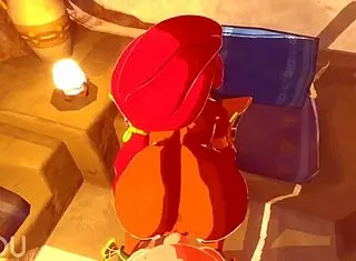 urbosa handling sucking and fucking tasks in intriguing sequence