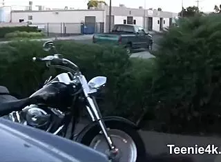 slim babe takes monster cock