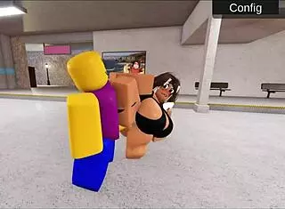feeling so aroused roblox bitch gets fucked by three noobs