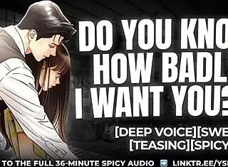 Boyfriend, I'm eating you out for dinner with moans.