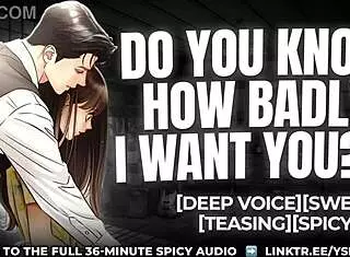 Boyfriend, I'm eating you out for dinner with moans.