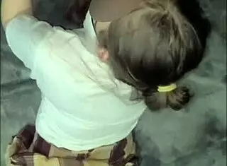 Painful Yet Passionate Encounter with Stepdaughter Watching Porn