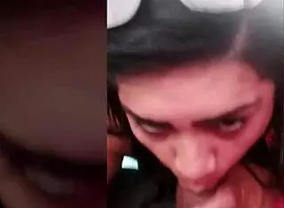 Paid my app driver ride with tight anal creampie and cum swapping in the car 😏