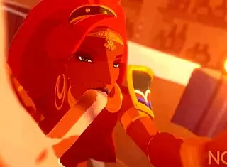 urbosa handling sucking and fucking tasks in intriguing sequence