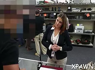 Beauty Unleashes Intense Sex Action in the Shop with Rough Passion