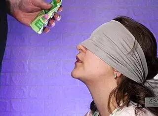Oh My God, Best Friend Tricked Me Into Blindfolded Taste Game Cumshot!