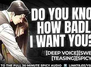 Boyfriend, I'm eating you out for dinner with moans.