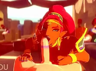 urbosa handling sucking and fucking tasks in intriguing sequence