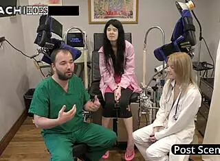 I feel so aroused moaning in ecstasy during my solo anal session. Alexandria Wu fingers her gaping pussy with toys close up