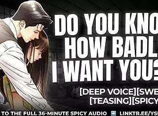 Boyfriend, I'm eating you out for dinner with moans.