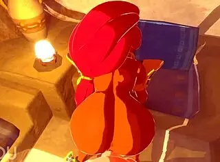 urbosa handling sucking and fucking tasks in intriguing sequence