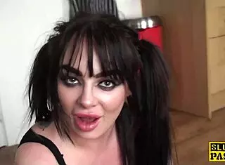 bigtitted brit sub gets humiliated by maledom... oh wait thats rough