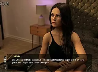 Stunning long haired brunette craves my teasing in move the chains 04 taboo hentai 3d game!