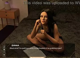 Stunning long haired brunette craves my teasing in move the chains 04 taboo hentai 3d game!